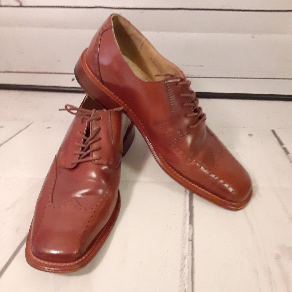 STACY ADAMS LEATHER OXFORDS